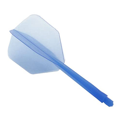 Integrated Dart Flight and Shafts 9PCS Nylon Plastic Integrated Dart Shaft and Flights Tip Darts Set White Black and Blue