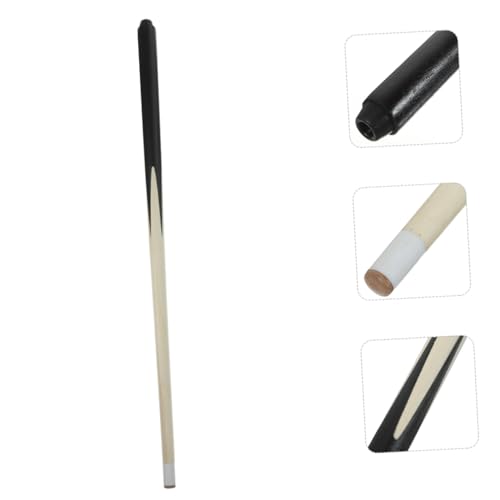 2Pcs Short Pool Cue Sticks Wooden Billiard Cue for Pool Tables Lightweight and Portable Training Sticks for Boys for Beginners