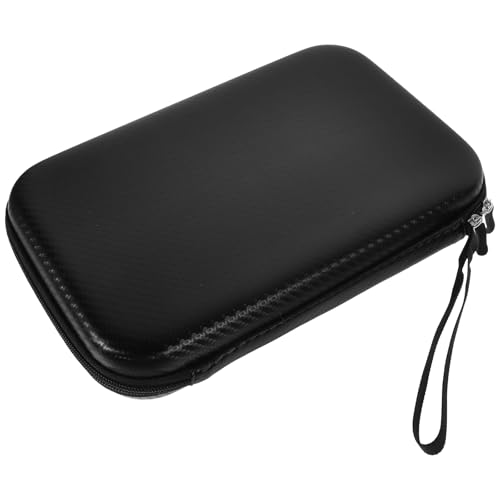Cabilock Table Tennis Racket Case Hard Shell Protective Storage Bag with Fixed Compartment for Paddle and Ball, Portable Ping Pong Paddle Holder Suitable for Table Tennis Players