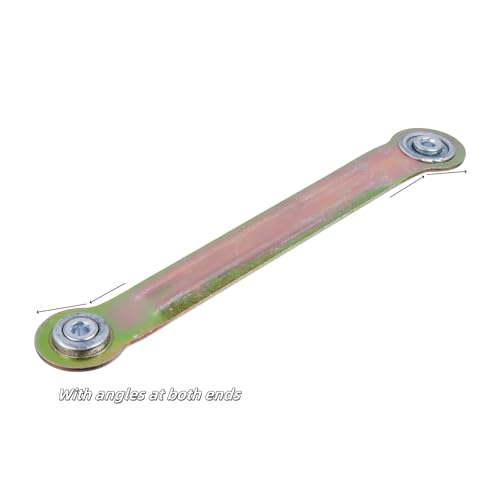 8.66 Inches Glider Bearing Arm Bracket 4Pcs, 7.5 Inches Centers, Yellow | Doule-sealed Ball Bearing, Smooth Movement, Glider Bearing Arm Bracket Set for Patio Bench Chair, Easy Rocker Repair - color: Yellow, size: L 8.9" x 7.5" Centers