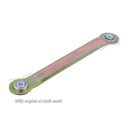 8.66 Inches Glider Bearing Arm Bracket 4Pcs, 7.5 Inches Centers, Yellow | Doule-sealed Ball Bearing, Smooth Movement, Glider Bearing Arm Bracket Set for Patio Bench Chair, Easy Rocker Repair - color: Yellow, size: L 8.9" x 7.5" Centers