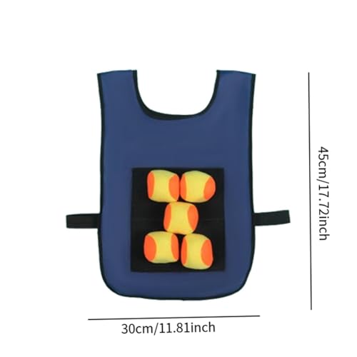 Dodgeball Game Set Sticky Ball Vest, Throwing Game Playground Game Toy Target Ball Vest Toss Game for Camping Outside