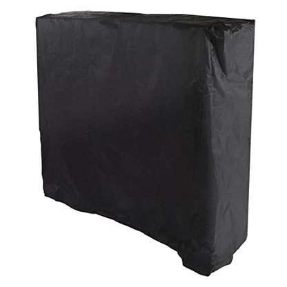 Ping Pong Table Cover, Waterproof Dustproof Outdoor Zippered 210 Silver Coated Polyester 155x75x150cm - Heavy Duty Protection, Tear Resistant, Patio Table Tennis Accessories