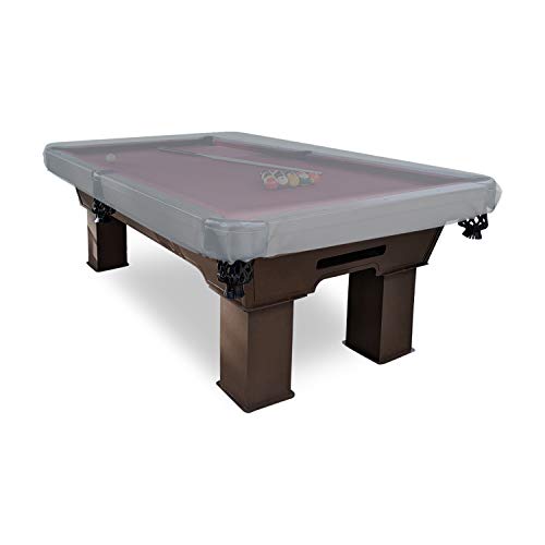 Covers & All Pool Table Cover, Made of 18 Oz Cover Tuff, Waterproof, Ideal for Extreme Weather (124" W x 72" D x 8" H, Gray) - color: Grey, size: 124" W x 72" D x 8" H