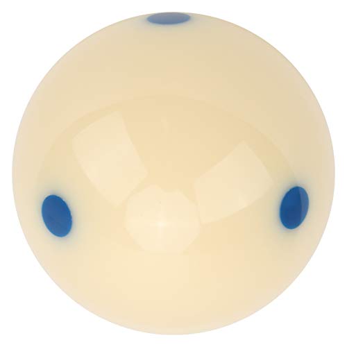 Billiard Training Ball WearResistant 57.2mm DotSpot Cue Ball for Practice for Players, Resin Material Improved Skills - color: Blue Dot