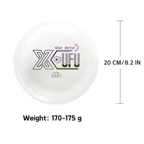 X-UFO Disc Golf Set - Disc Golf Starter Set, Includes 1 Putter, 1 Driver, and 1 midrange disc, Weighing 170-178 Grams Suitable for Beginners and Professional disc Golf tournaments - color: Set 5
