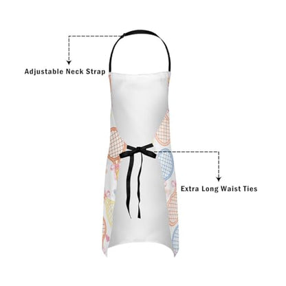 Castle Fairy Boy Soccer Kitchen Apron - color: Colorful Tennis