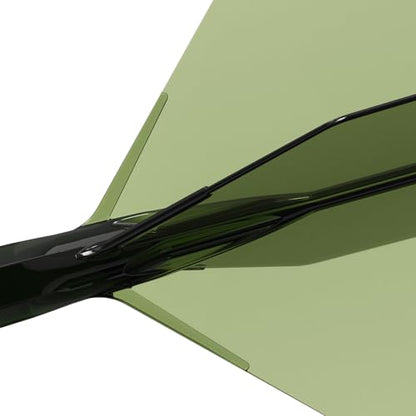 CUESOUL ROST 77 Integrated Dart Shaft and Flight Big Wing Shape,Set of 3 - color: Green with White Logo, size: S-23mm