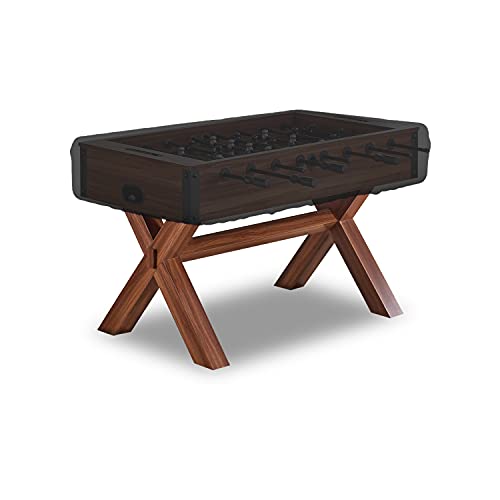 Foosball Table Cover 12 Oz Waterproof - 100% Weather Resistant Outdoor Game Table Cover with Elastic at 4 Sides (63"W x 45"D x 19.7"H, Black) - color: Black, size: 63"W x 45"D x 19.7"H