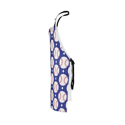 Manfei Volleyball Kids Kitchen Apron - color: Red White