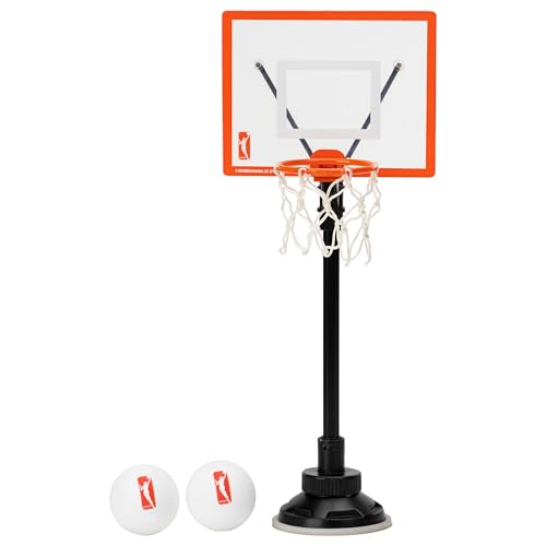 Franklin Sports WNBA Bounce a Bucket Tabletop Basketball Toy - Kids Indoor Micro Basketball Hoop Game with Balls - WNBA Fan Shop Mini Hoop for Bedroom + Office