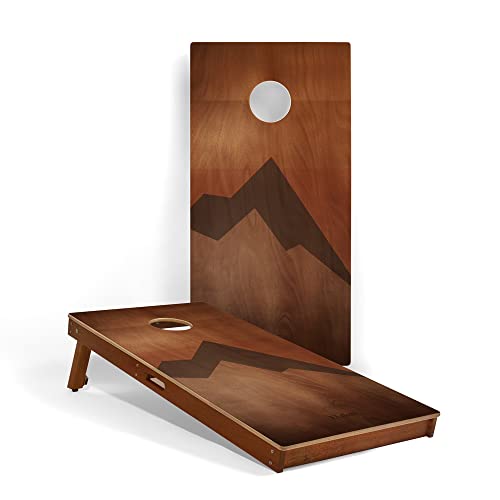 Elakai Retro Woody Series Premium Regulation Cornhole Boards 2x4 - color: Retro Elakai