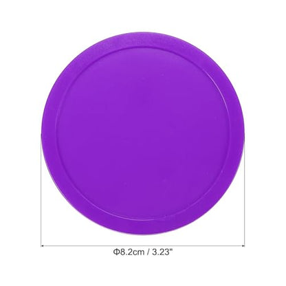 PATIKIL Air Hockey Pucks Air Hockey Heavy Replacement Game Table - color: Purple
