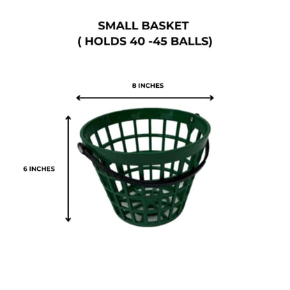 Basket - Range Ball - color: Black, size: Small (40-45 Ball Capacity)