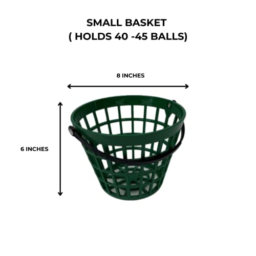 Basket - Range Ball - color: Green, size: Small (40-45 Ball Capacity)