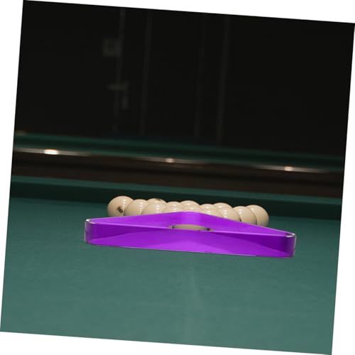 2pcs Pool Billiard Ball Rack Triangle Holder for Snooker and Pool Tables Portable and Compact Billiards Accessory for Home Club and Game Use