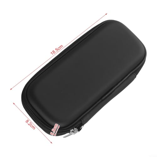 for dart Carrying Case Organizer with Hard EVA Shell and Mesh Pocket for Steel Tip and Soft Tip Darts, Holds Shafts Flights and Accessories, Compact Travel Storage Pouch Black