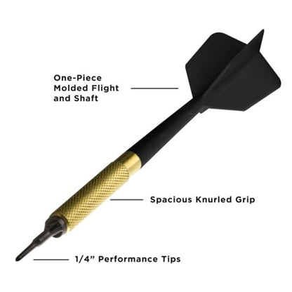 Viper Commercial Soft Tip Bar/Pub Darts, 13 Grams (45 Pack) - color: Gold
