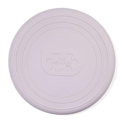 Bigjigs Toys Frisbee Flying Disc (Stone Grey) - Silicone Frisbee for Kids, Quality Flying Saucers, Beach Toys & Garden Toys, Holiday Toys for Toddlers - color: Stone Grey