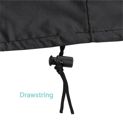 Waterproof Billiard Table Dust Cover Protector Furniture Black Accessories(285x158x20cm) - size: 285x158x20cm