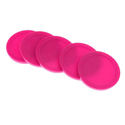 Generic 5 Pieces 62mm Air Hockey Replacement Pucks for Full Size Air Hockey Tables
