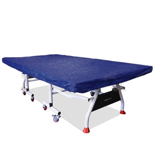 Heavy Duty Weatherproof Table Tennis Cover Universal Indoor/Outdoor Ping Pong Table Protector UV Rain Dust Resistant 110x59x1.97 Inches (Blue)