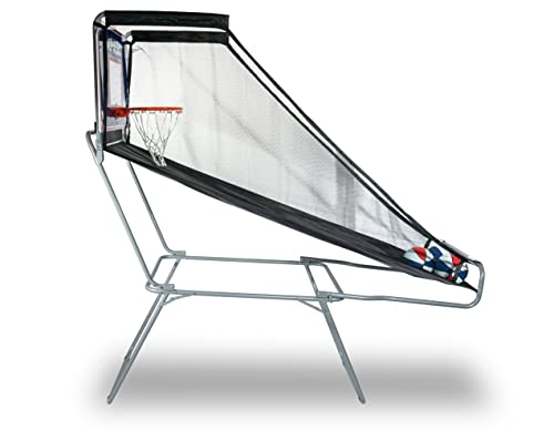 Pop-A-Shot - Tailgate Game with NCAA Graphics l Arcade Basketball Inside, Out, and On The Go | Infrared Sensor Scoring | 3 Balls | Foldable, Portable, Tote Bag Included l for All NCAA Fans