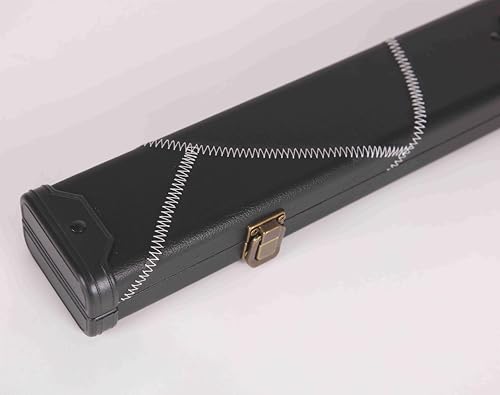 Expert Billiard Pool Cue Stick Hard case,Billiard Carrying Case Holds 1 Complete 2-Piece 58 Inches Cue Sticks(1 Butt/1 Shaft),Two Color Available - color: Black-a