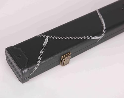 Expert Billiard Pool Cue Stick Hard case,Billiard Carrying Case Holds 1 Complete 2-Piece 58 Inches Cue Sticks(1 Butt/1 Shaft),Two Color Available - color: Black-a