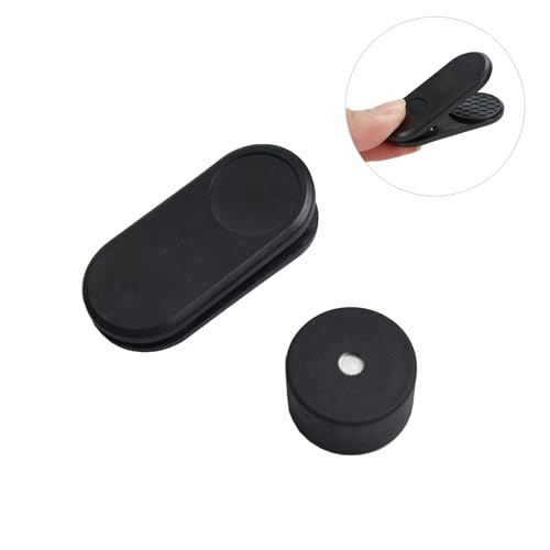 LAKE OF FIRE Chalk Holder Pool Billiards, Pool Cue Chalk Holder with Belt Clip Snooker Billiard Accessories Black - size: Round