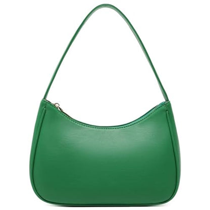 CYHTWSDJ Shoulder Bags for Women, Cute Hobo Tote Handbag Mini Clutch Purse with Zipper Closure - color: Green Gp