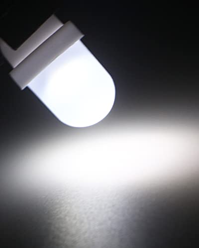 Keiurot 555 Bulb DC AC 6V 6.3V for Pinball Led Bulbs Arcade Pinball Machine Light Bulb Lamp White Nonpolarity, Pack of 10 - color: White, size: T10