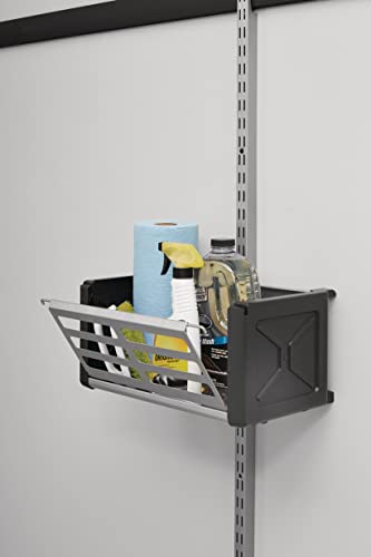 Rubbermaid FastTrack Rail Access Bin Garage Organization Bin for Sports Equipment/Gardening Supplies/Shed/Home/Garage/Item Storage - style: Storage Bin