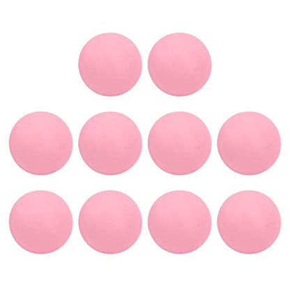 Drfeify EVA Foam Balls, 10pcs 65mm Soft Practice Balls with High Hit and Abrasion Resistance for Indoor Outdoor Training, Kids and Pets Play - color: Roseate