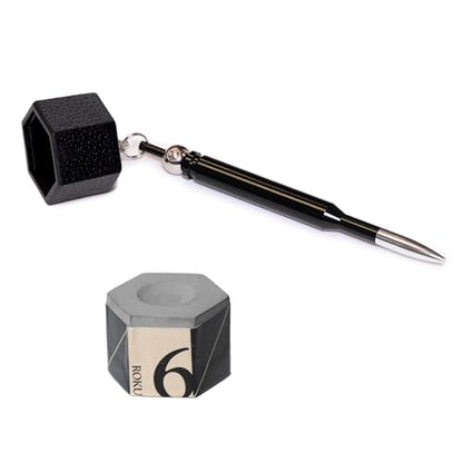 Kamui ROKU Pool cue Billiard Chalk - Slate - with Bullet Chalk Holder