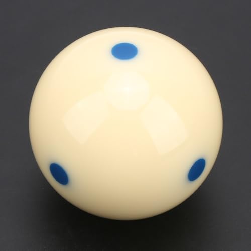 57.2mm Resin Dot Spot Cue Ball – Professional Billiard Training Ball 2-1/4 Pool Training Cue Balls for Pool Practice & Skill Development