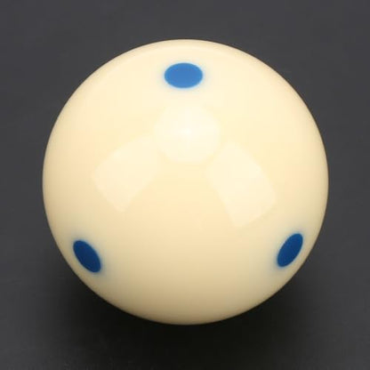 57.2mm Resin Dot Spot Cue Ball – Professional Billiard Training Ball 2-1/4 Pool Training Cue Balls for Pool Practice & Skill Development