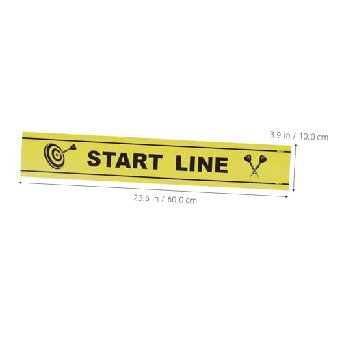 Happyyami Dart Throwing Line Floor Marker Dart Game Accessories Floor Sticker for Players