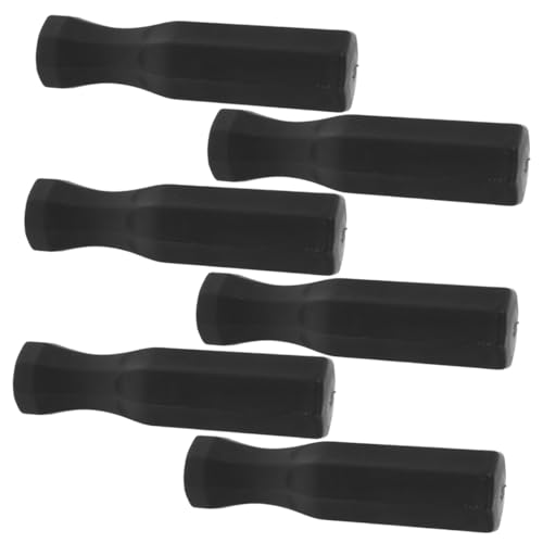 Abaodam 6pcs Anti-Skid Foosball Handles Durable Table Soccer Replacement Parts for Easy Installation and Enhanced Grip