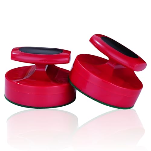 Air Hockey Pucks and Paddles,Air Hockey Strikers Pushers Air Hockey Table Replacement Accessories - color: Black