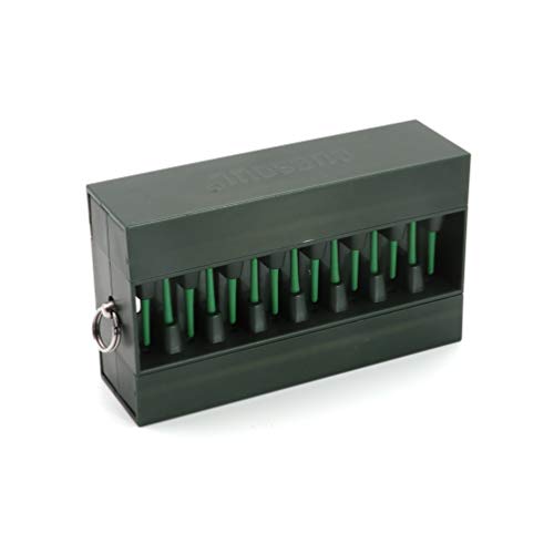 CUESOUL Touch-Point Soft Dart Tip Point with Touch Dart Case Tool for Dart Tip Replacement and Dart Tip Remove - color: Green