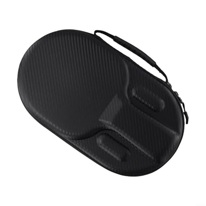Table Tennis Racket Bag, EVA Hard Shell Case for 2 Paddles & 4 Balls, Waterproof Storage Box with Handle and Elastic Bands for Ping Pong Accessories