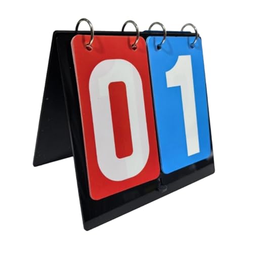 Sports Scoreboard Flip Score Board 2 Digits Scorekeeper Tabletop Table Score