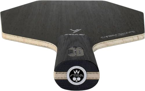 STIGA Cybershape Carbon Table Tennis Blade | Ping Pong Paddle - Unique Design for Larger Hitting Area & Increased Control - Competition Approved - style: Pen/Penhold