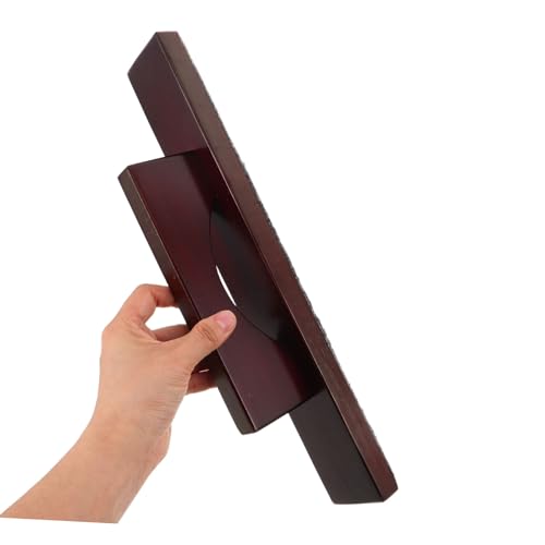 Shuffleboard Table Sweeper Brush with Dustpan for Household Game Rooms, Ergonomic Portable Design Removes Tough Dirt and Debris, Sturdy Plastic and Solid Wood Cleaner for Table Top