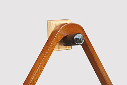 Standard Pool and Billiards Rack Wall Mount (Made In The USA) (Oak) - color: Oak