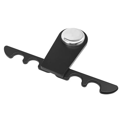 Portable Pool Stick Holder - Weighted 4-Cue Claw Holder for Billiard Table, Black - color: Black