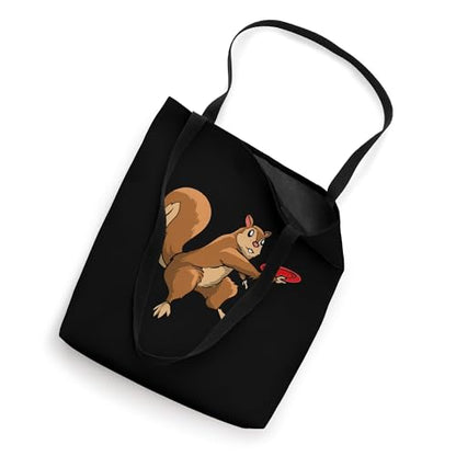 Squirrel Who Plays Disc Golf - Disc Golf Squirrel Tote Bag