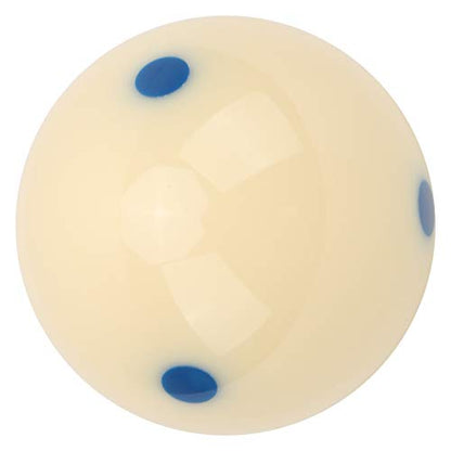 Billiard Training Ball WearResistant 57.2mm DotSpot Cue Ball for Practice for Players, Resin Material Improved Skills - color: Blue Dot