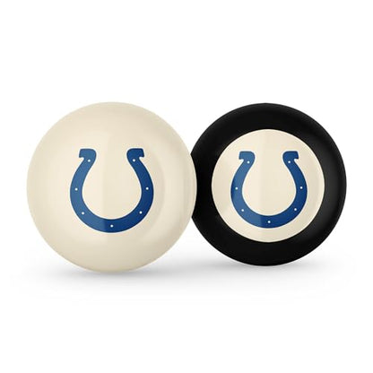 Imperial NFL Logo Cue Ball & 8 Ball Combo Set - color: Indianapolis Colts, White
